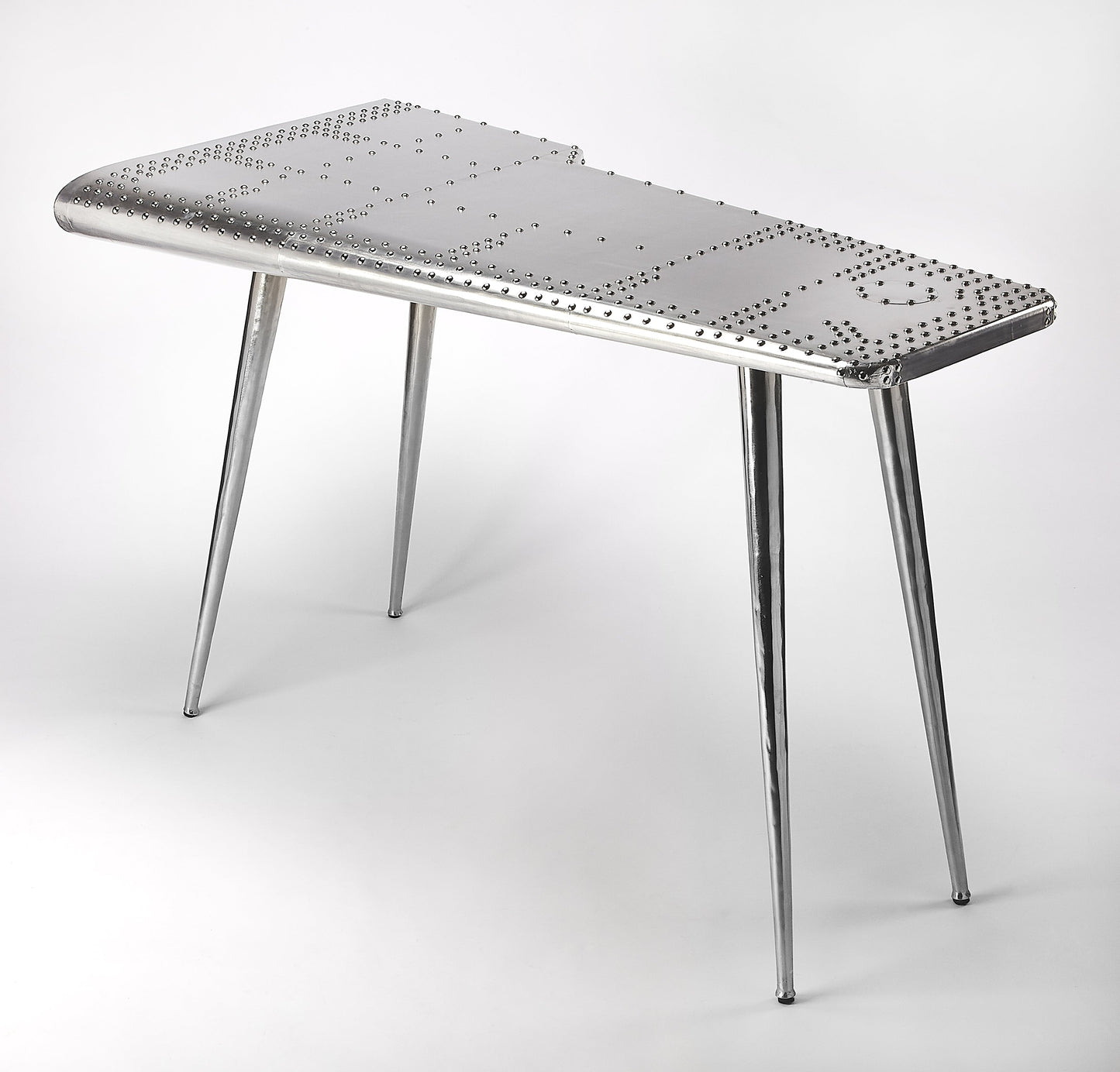 Midway Aviator 68"W Pub Table in Silver  5334330