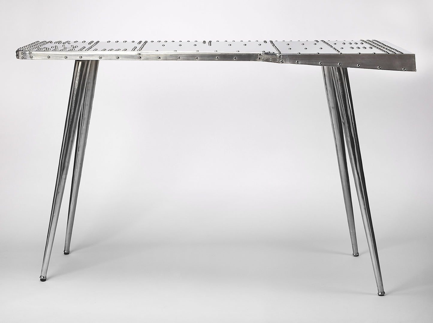 Midway Aviator 68"W Pub Table in Silver  5334330