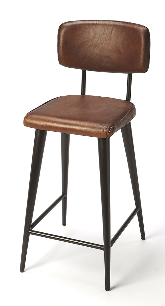 Saddle Leather 26" Counter Stool in Dark Brown  5378344