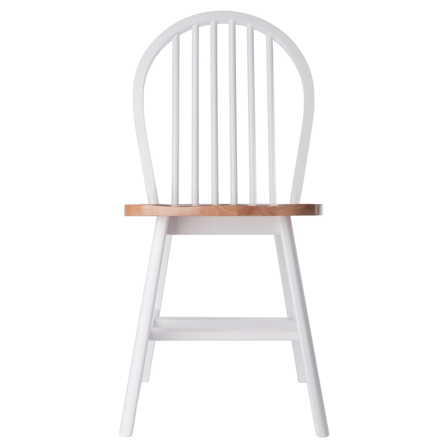 Windsor 2-Pc Chair Set, Natural and White