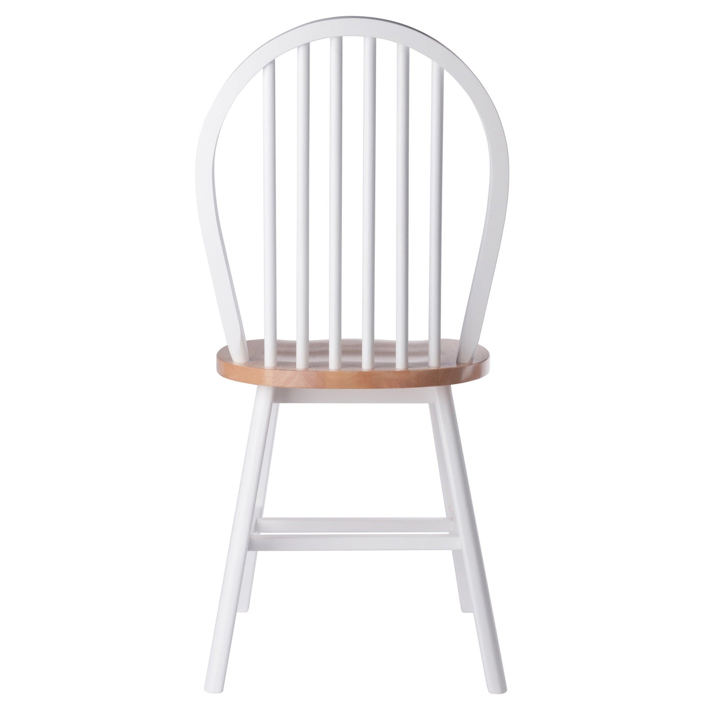 Windsor 2-Pc Chair Set, Natural and White