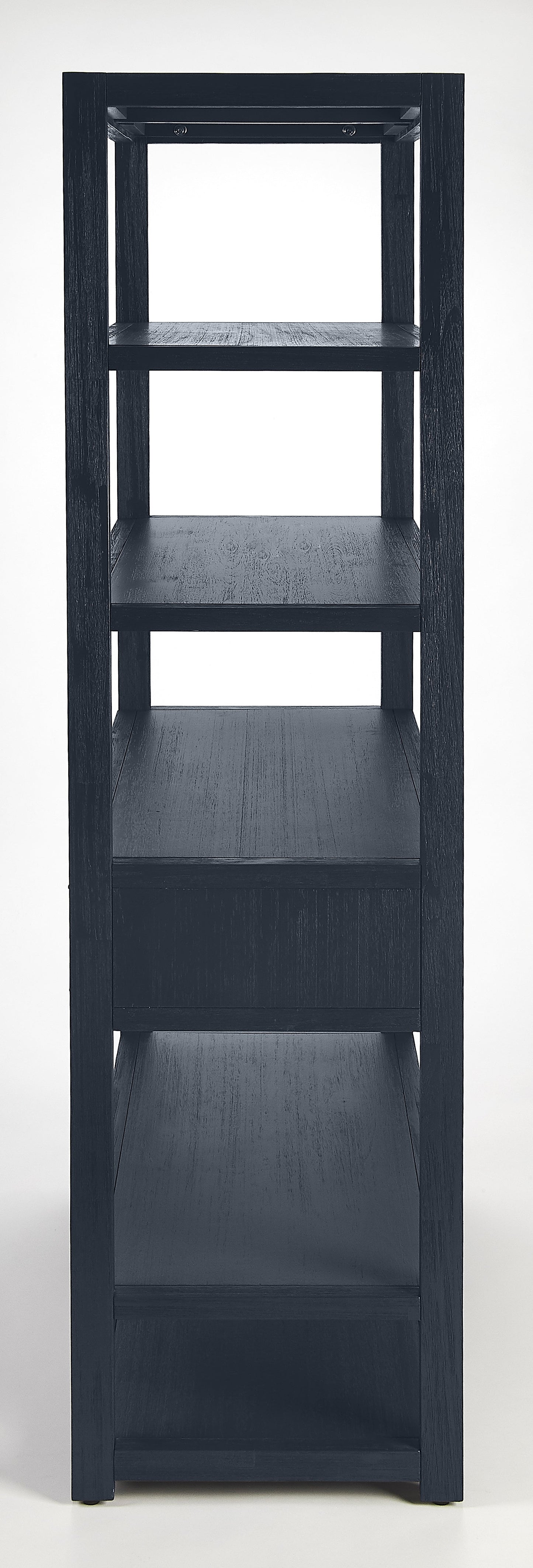 Lark 5 Tier 39"W Etagere Bookcase in Navy Blue  5391291