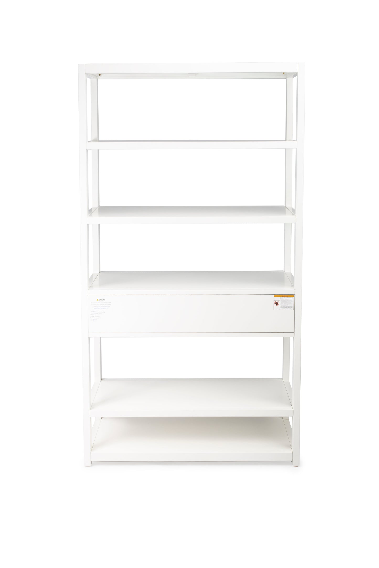 Lark 5 Tier 39"W Etagere Bookcase in White  5391304