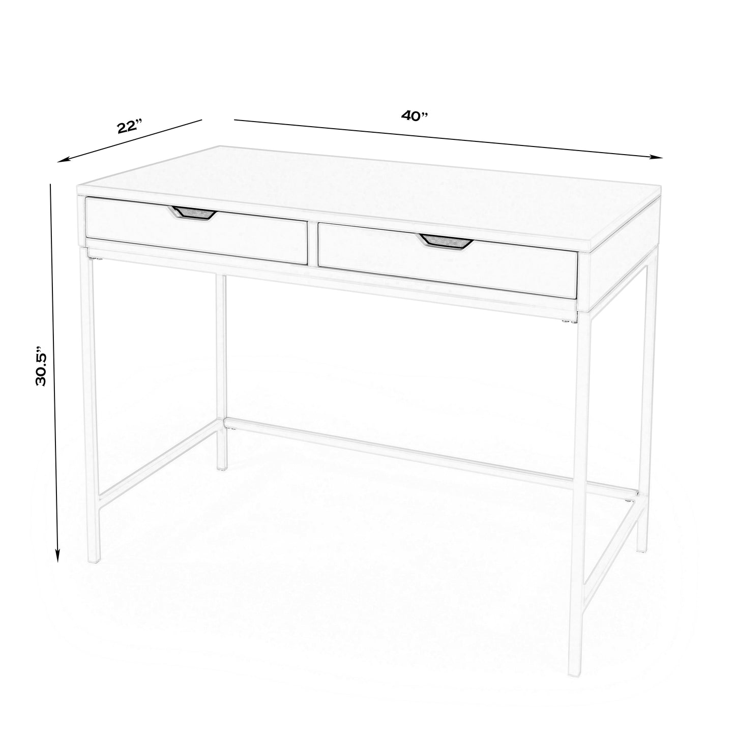 Belka Natural Desk with Drawers in Natural  5466415