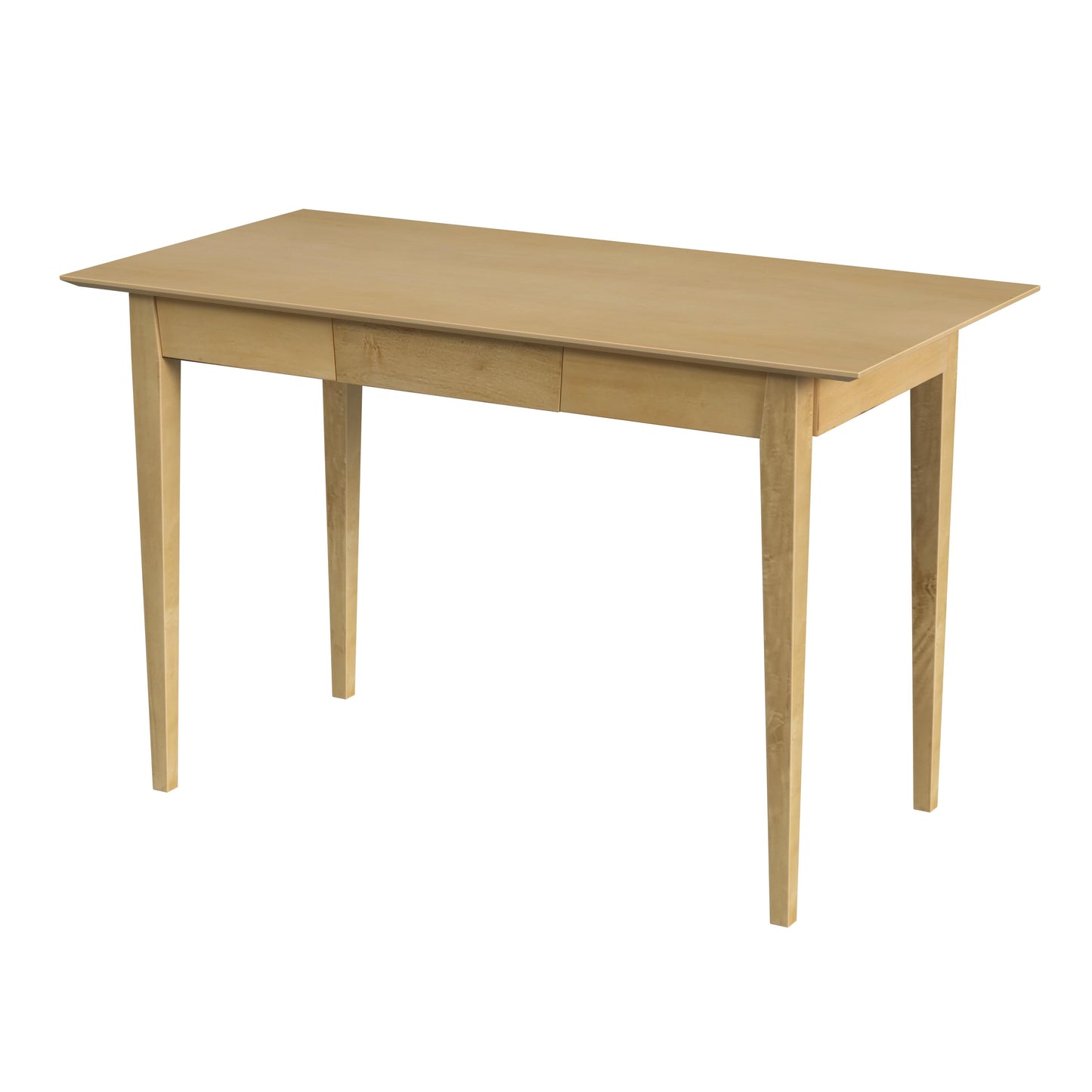 Caelynn 48" Natural Wood Shaker Writing Desk in Light Brown  5520312