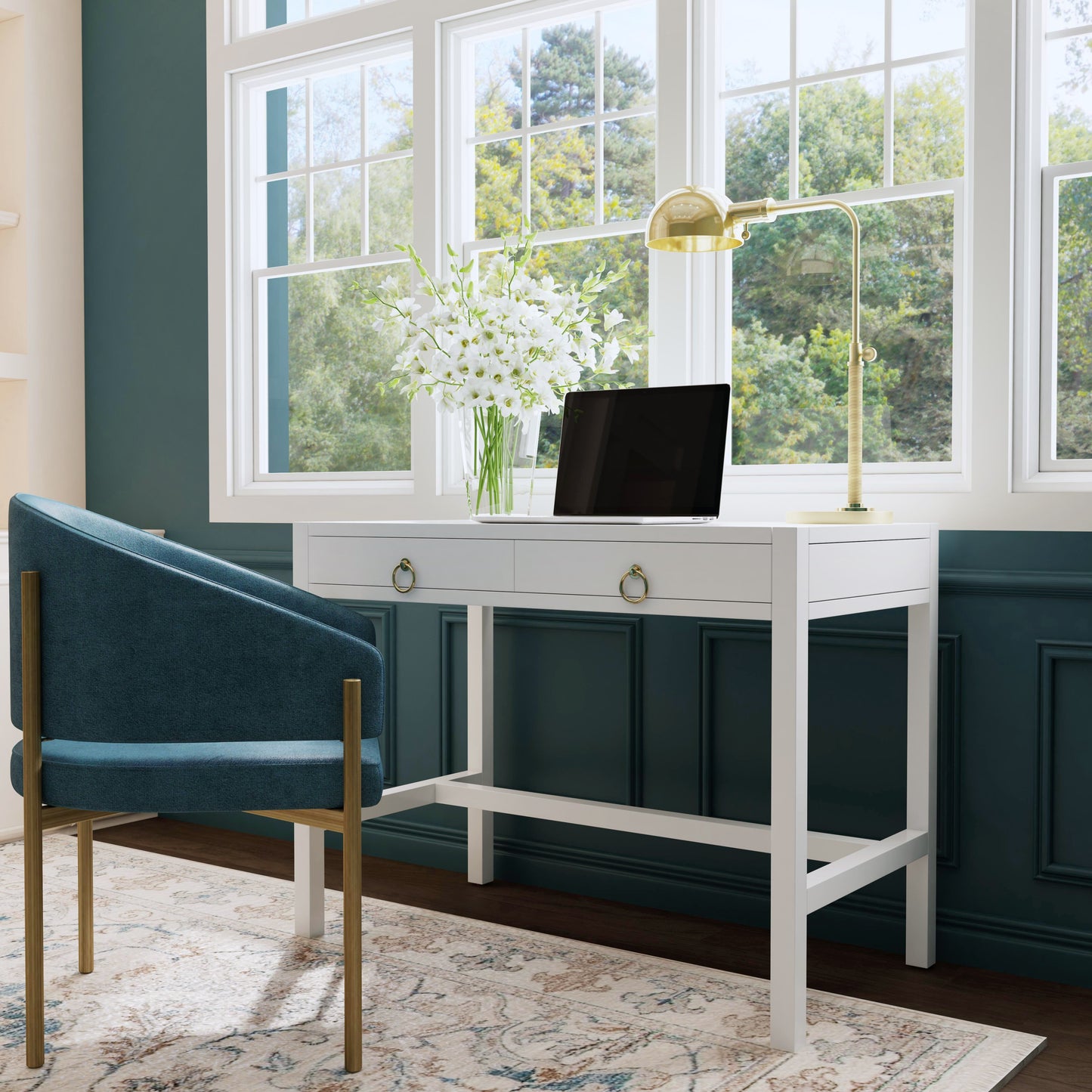 Lark Desk in White  5523304