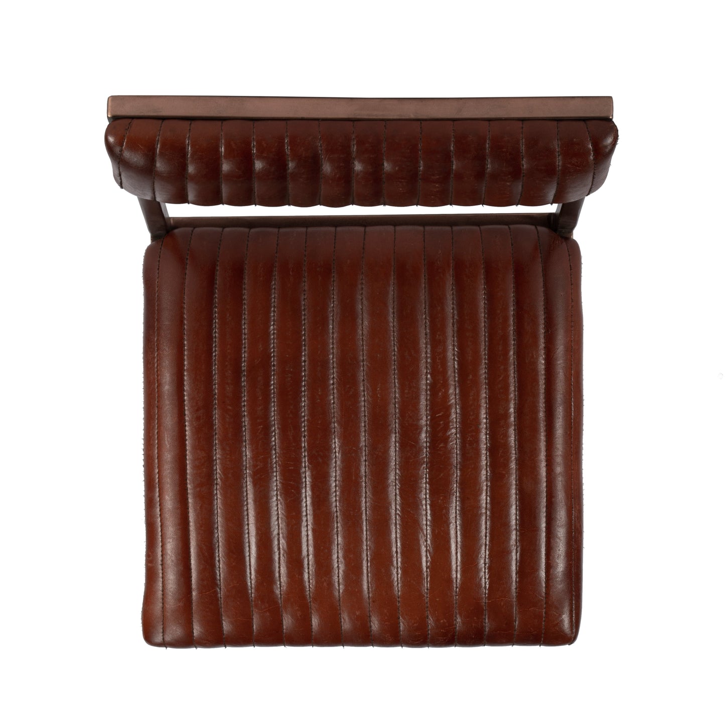 Houston 24" Leather Counter Stool in Medium Brown  5623344