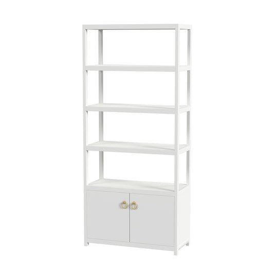 Lark  4- Tier Etagere  Etagere Bookcase in White  5674304