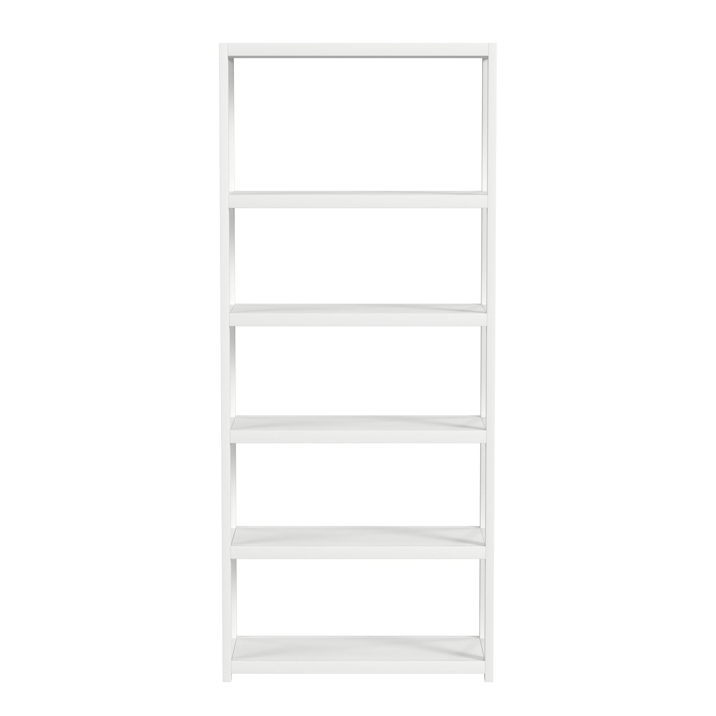 Lark 5 Tier 30Wx75H Etagere Bookcase in White  5702304