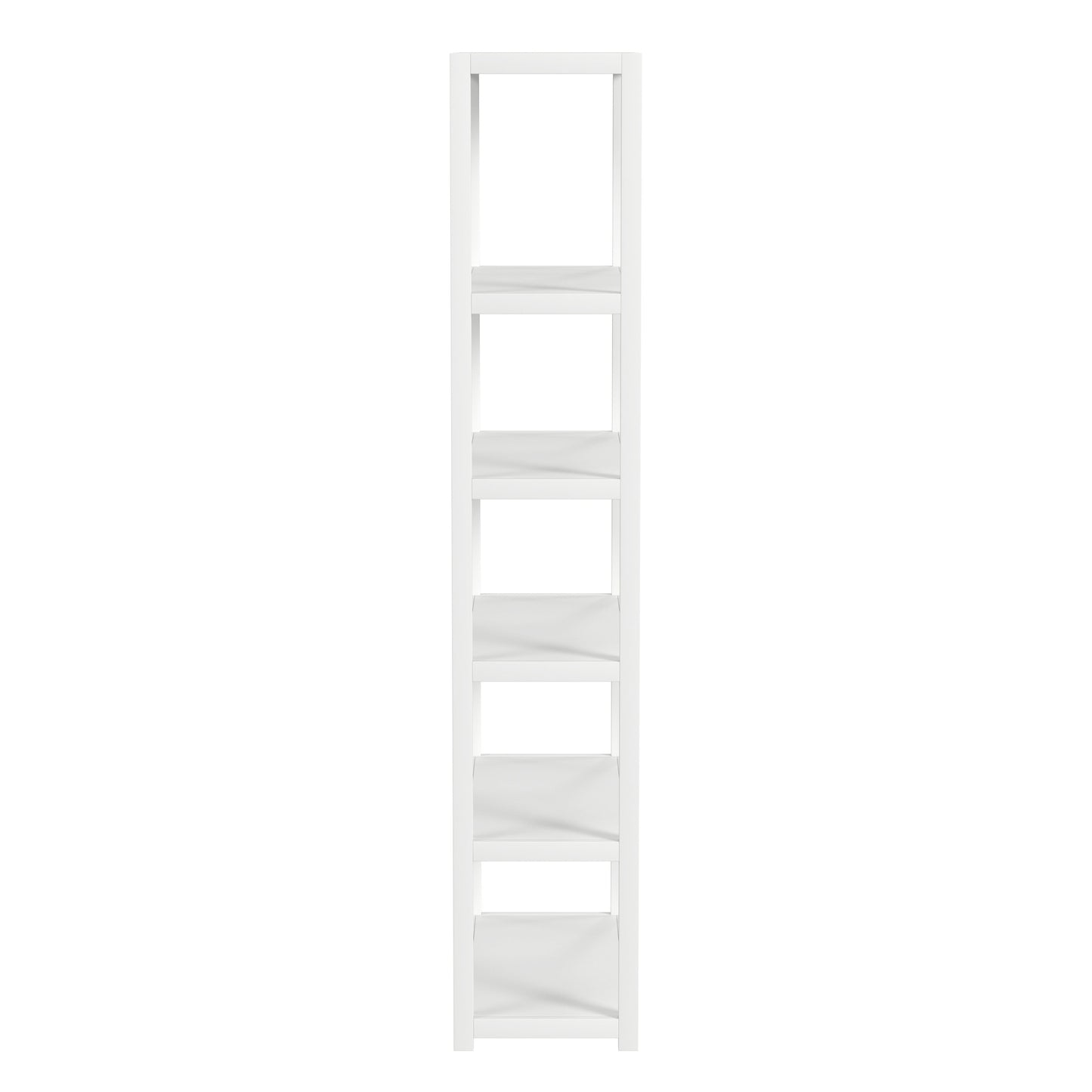 Lark 5 Tier 30Wx75H Etagere Bookcase in White  5702304