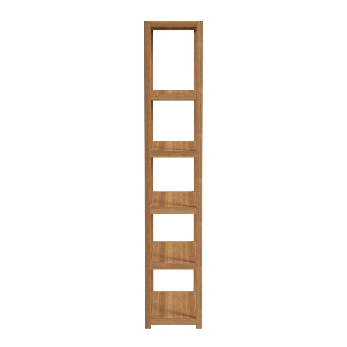 Lark 5 Tier 30Wx75H Etagere Bookcase in Light Brown  5702312