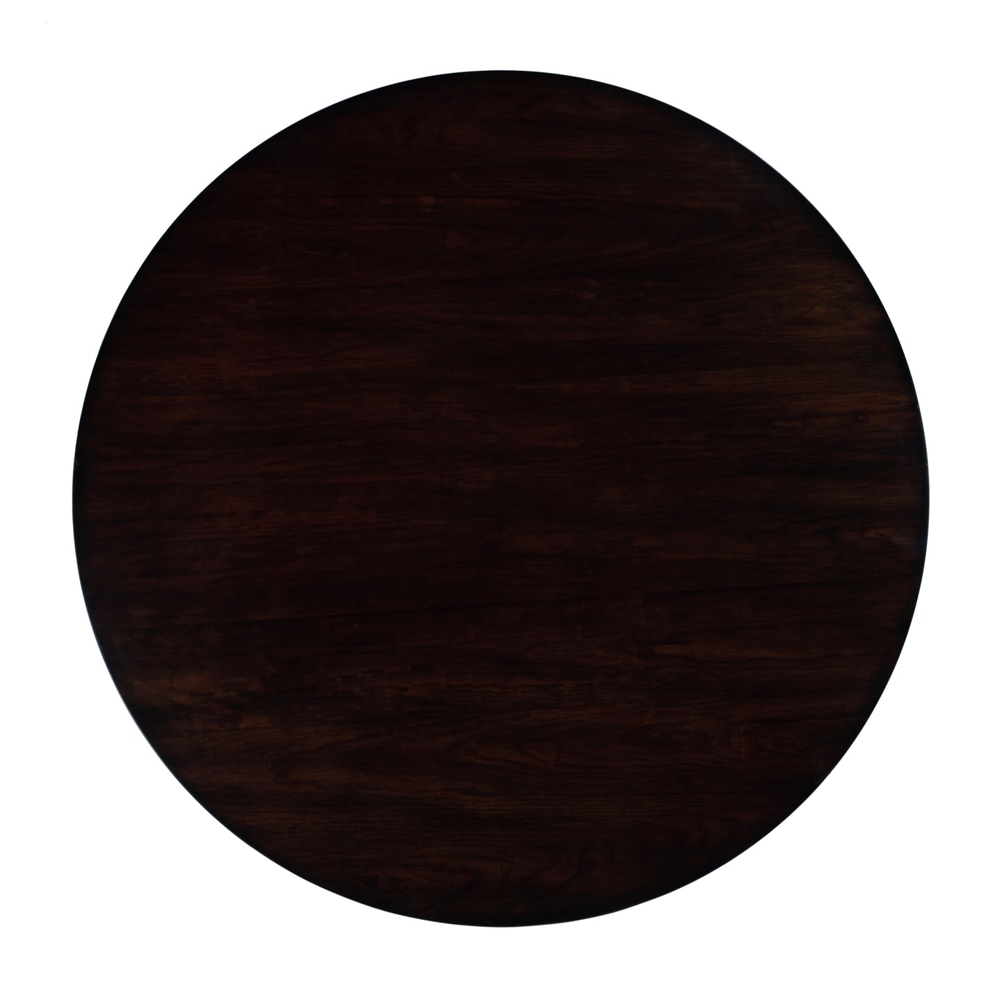 Evie 48" Round Pedestal Dining Table in Dark Brown  5716024