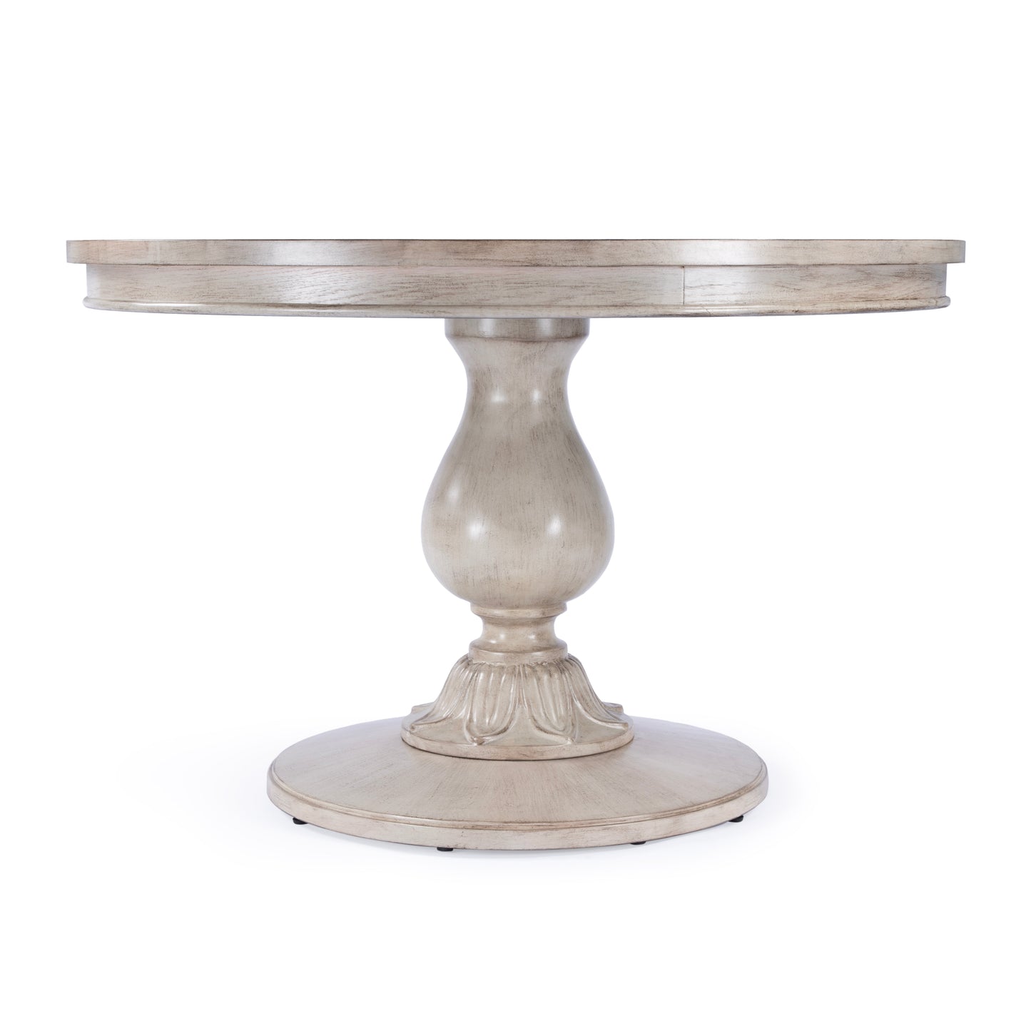 Evie 48" Round Pedestal Dining Table in Light Brown  5716247