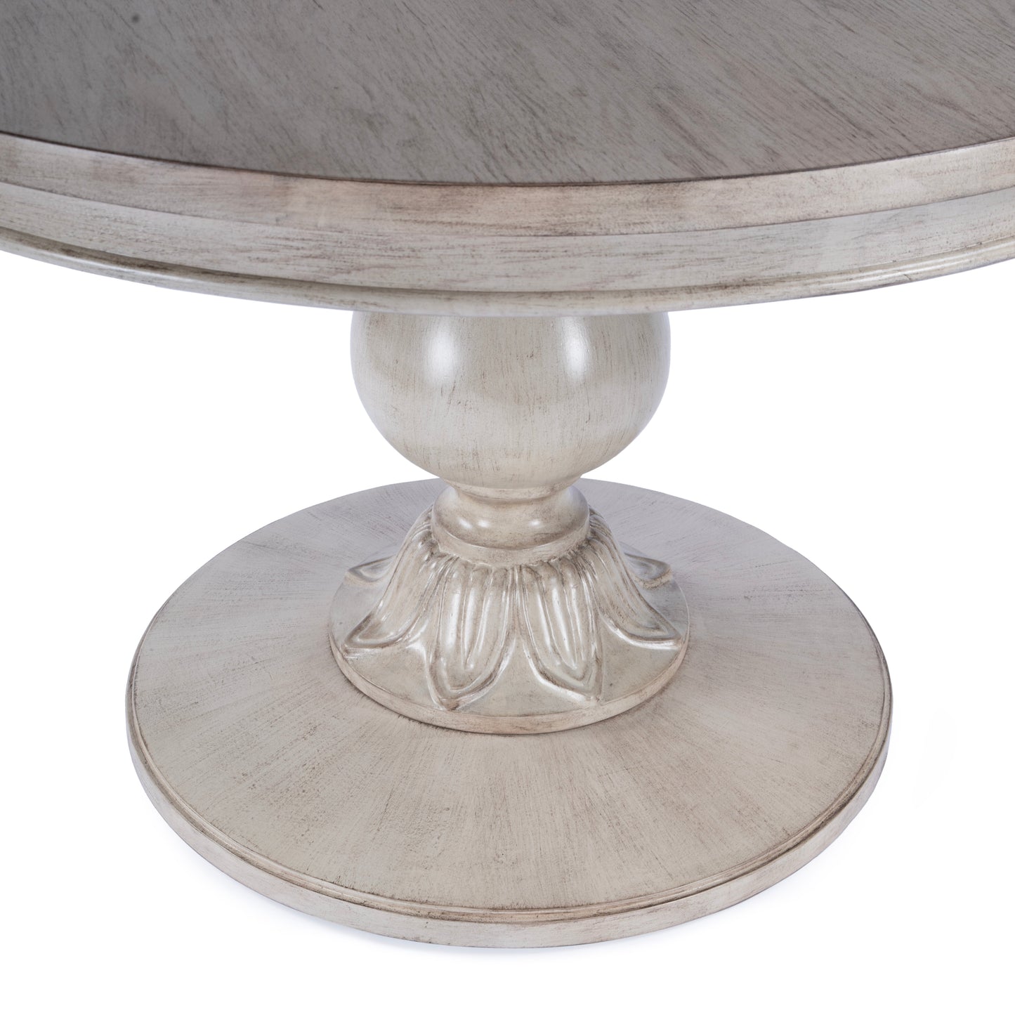 Evie 48" Round Pedestal Dining Table in Light Brown  5716247