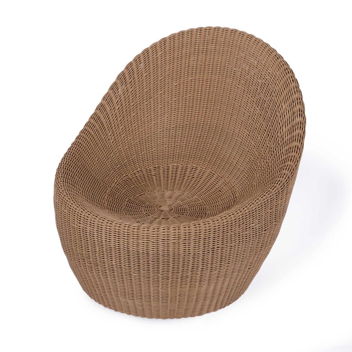 Delmar Rattan Outdoor Nest Chair in Natural  5723447