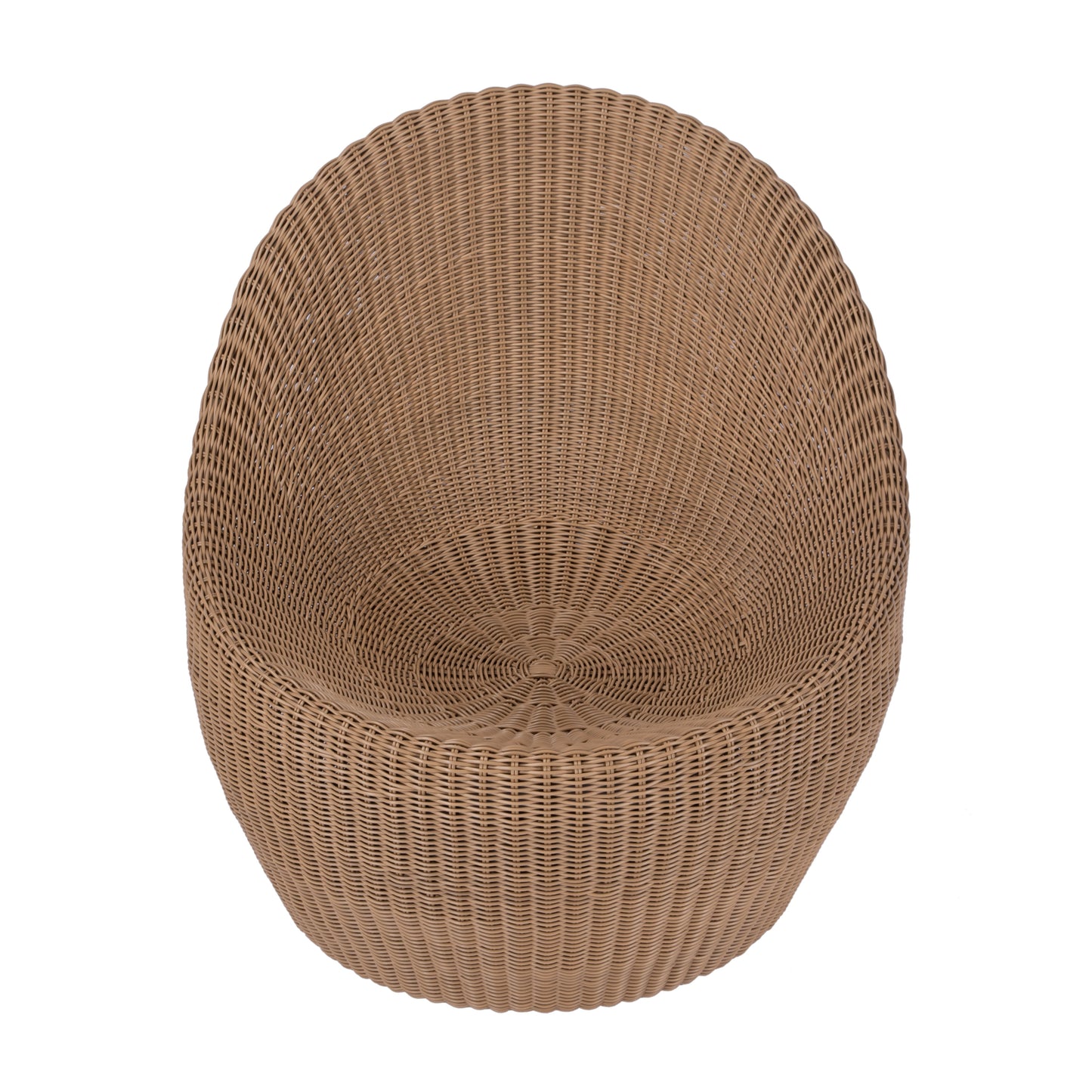 Delmar Rattan Outdoor Nest Chair in Natural  5723447