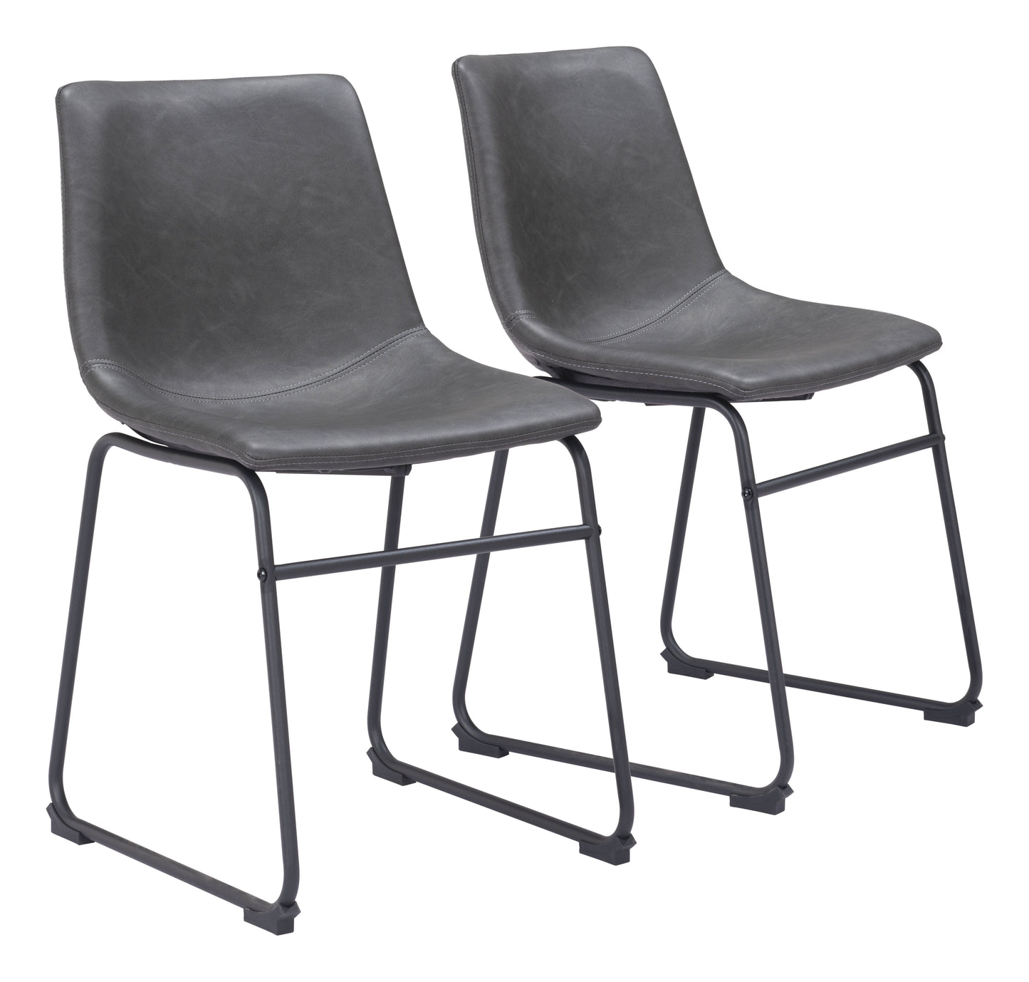 Smart Dining Chair (Set of 2) Charcoal