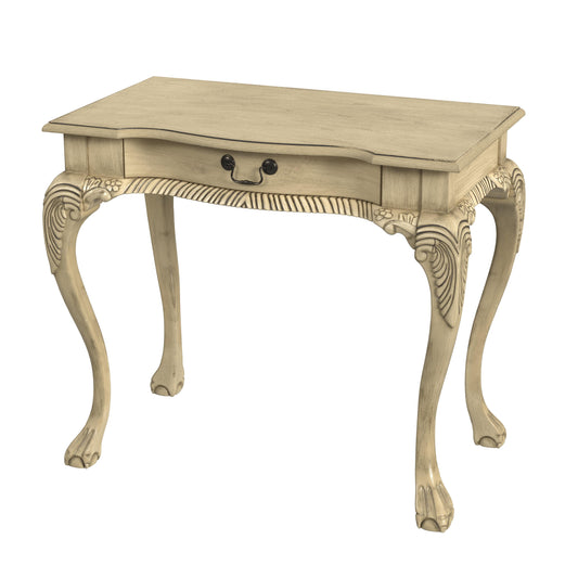 Dupree 33" Wood Writing Desk in Beige  6042424