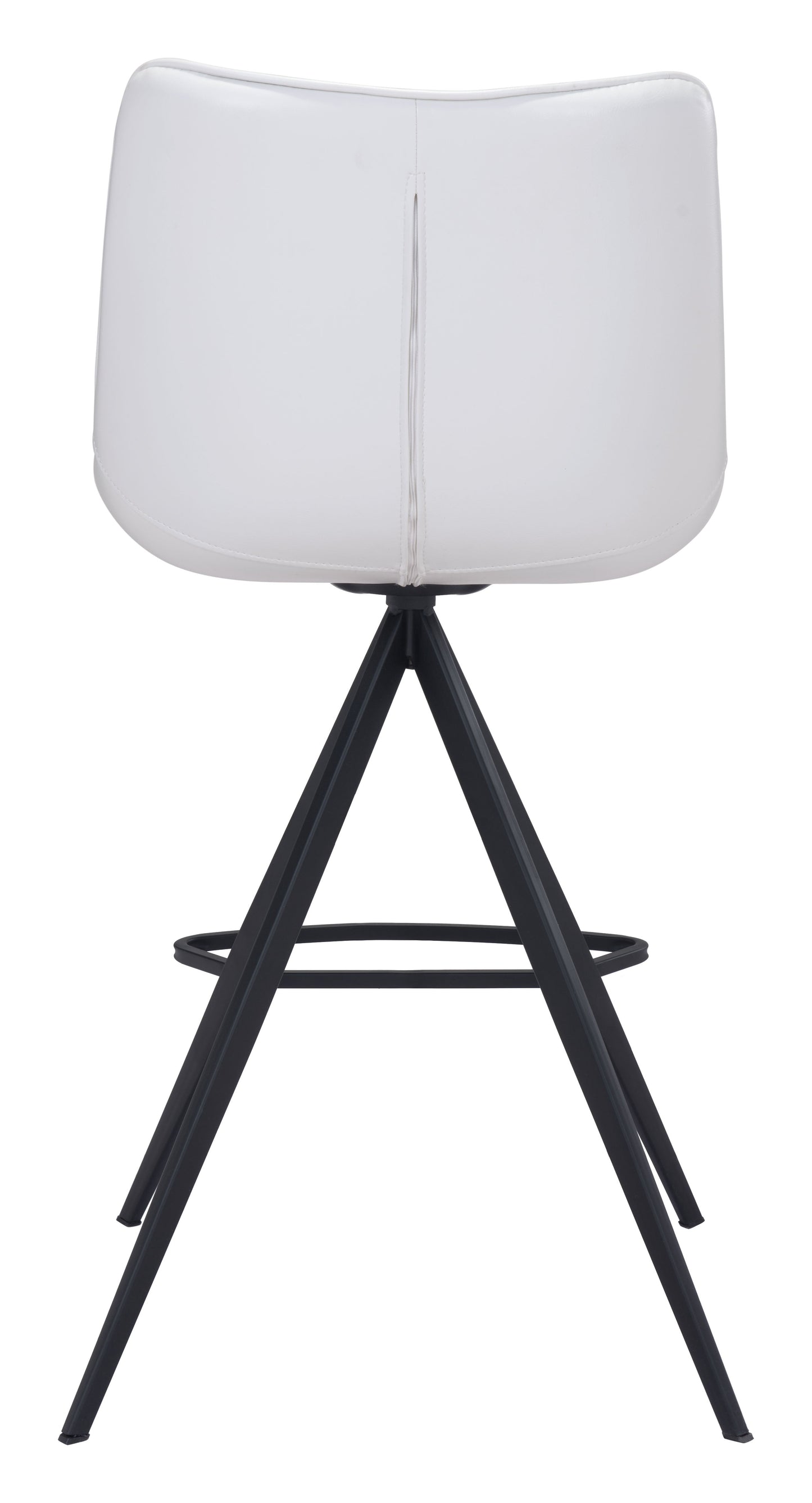 Aki Counter Stool (Set of 2) White & Black