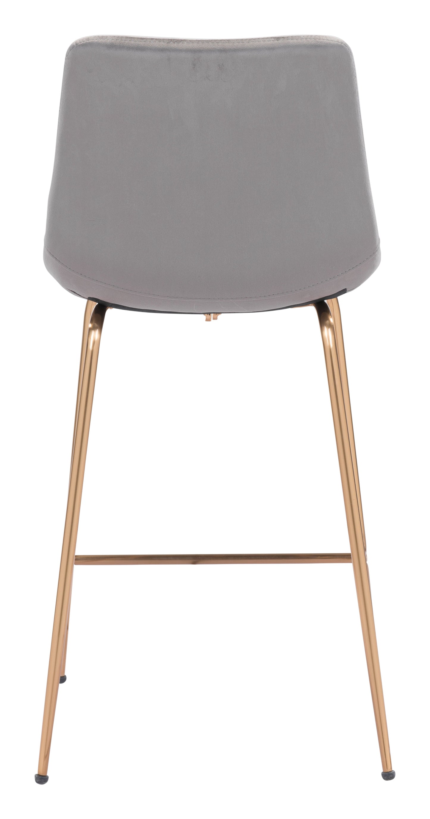 Tony Counter Stool Gray & Gold