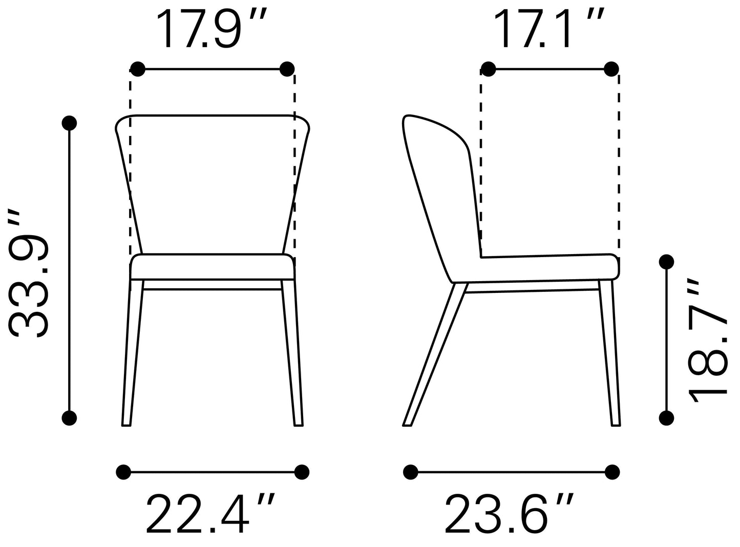 Tolivere Dining Chair (Set of 2) Green