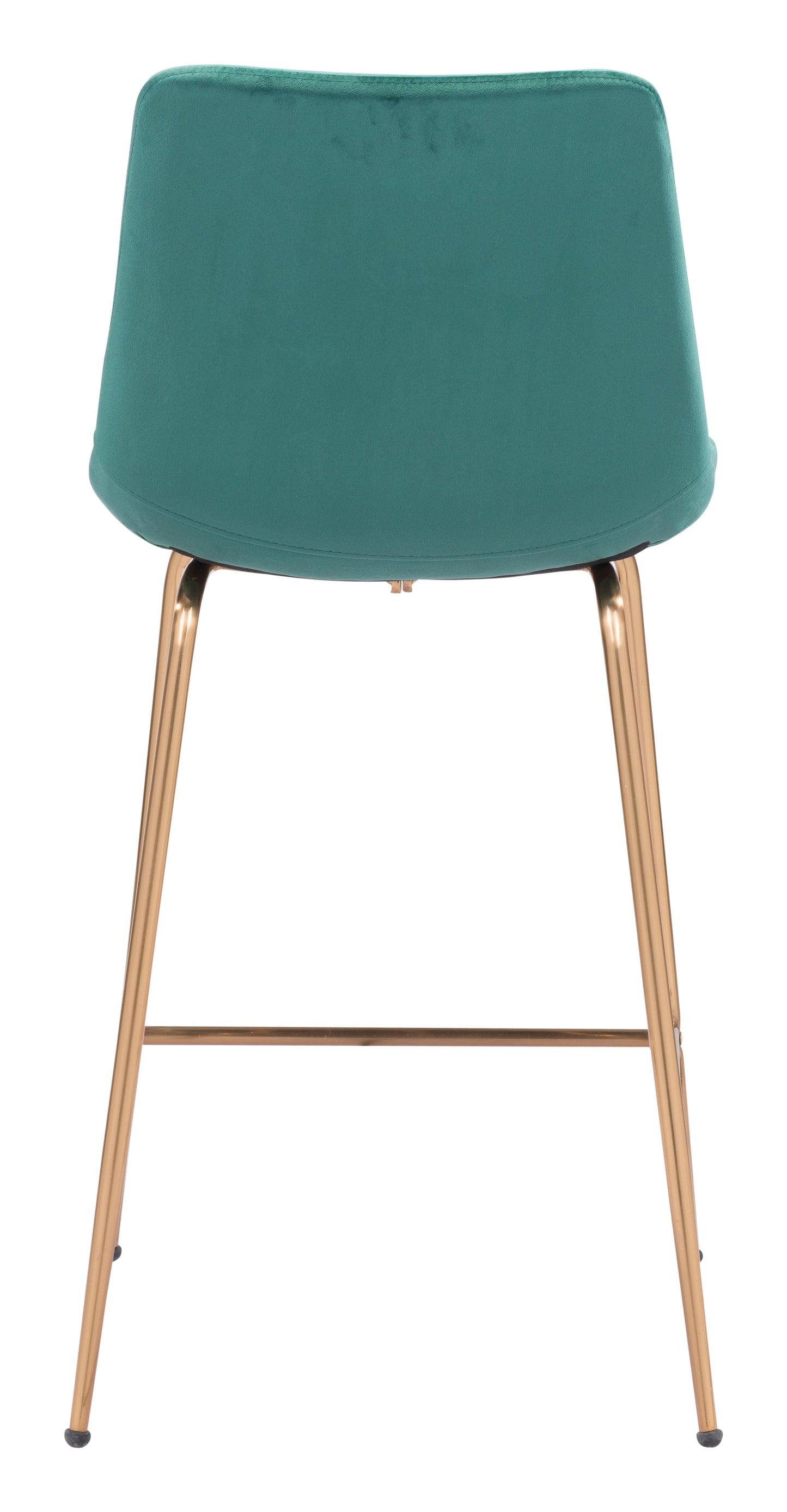 Tony Counter Stool Green & Gold