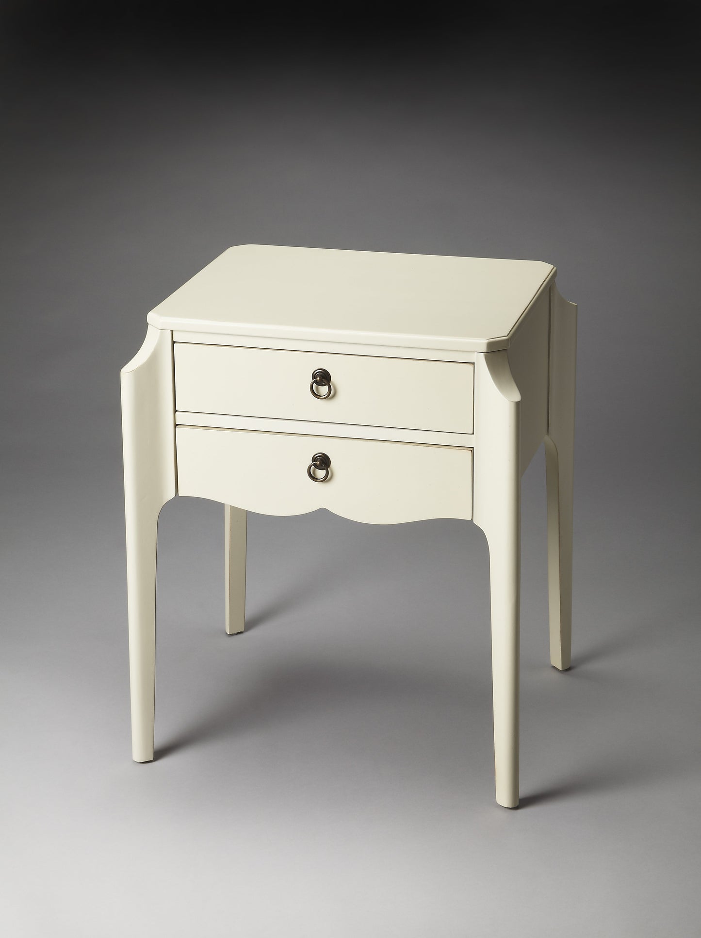 Wilshire End Table in White  7016304