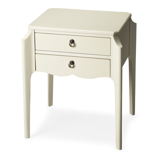 Wilshire End Table in White  7016304