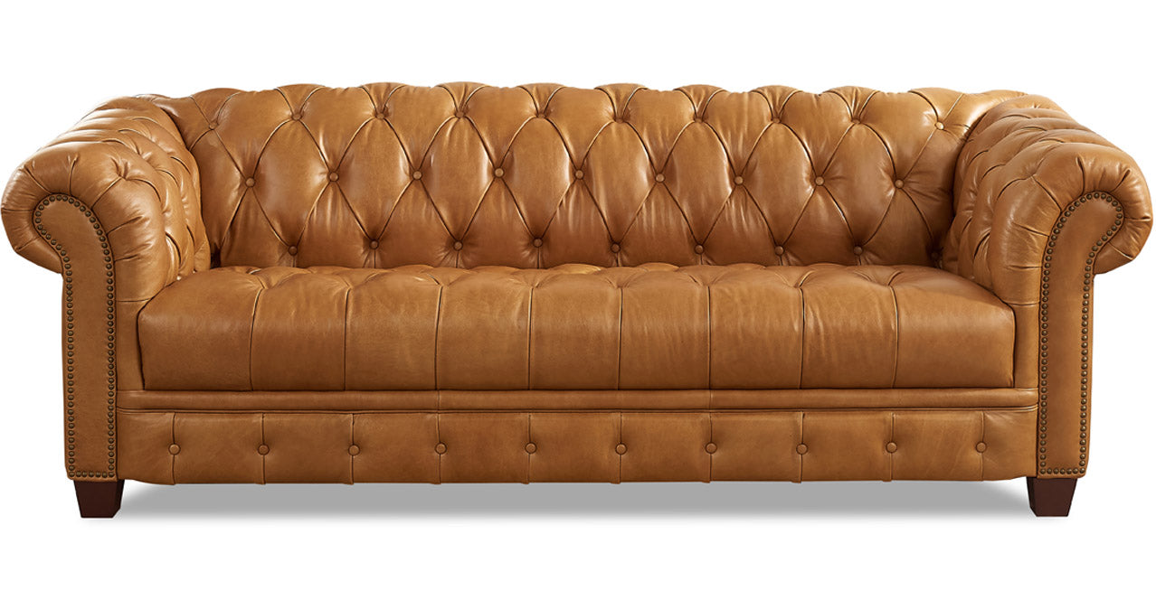 York Waxy Pull-up Leather Sofa Collection