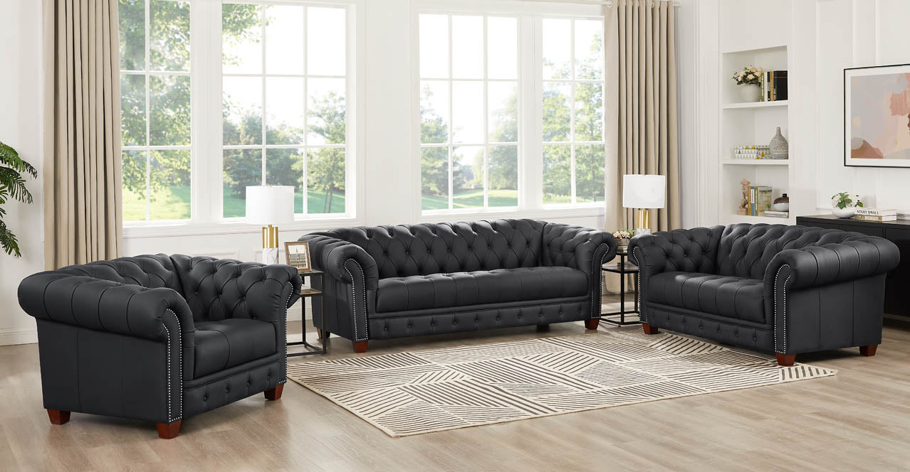 York Waxy Pull-up Leather Sofa Collection