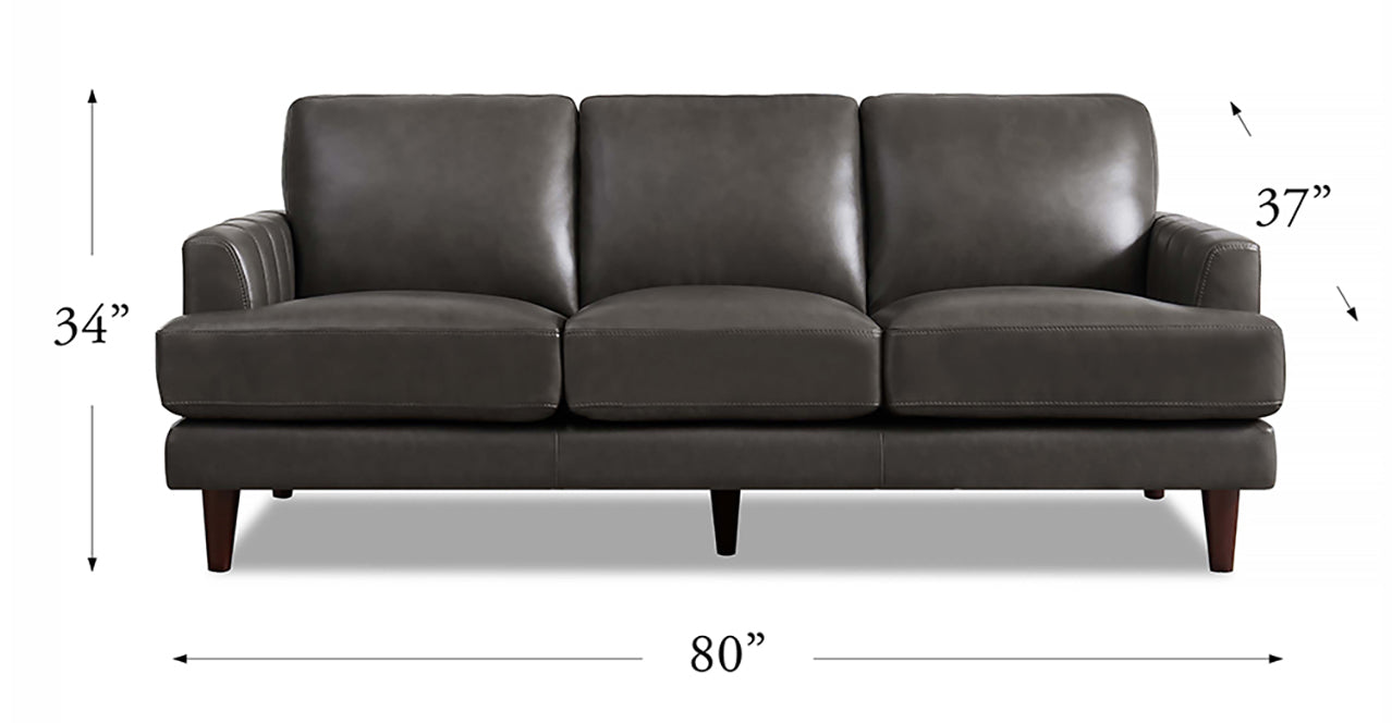 Cassia Leather Sofa Collection