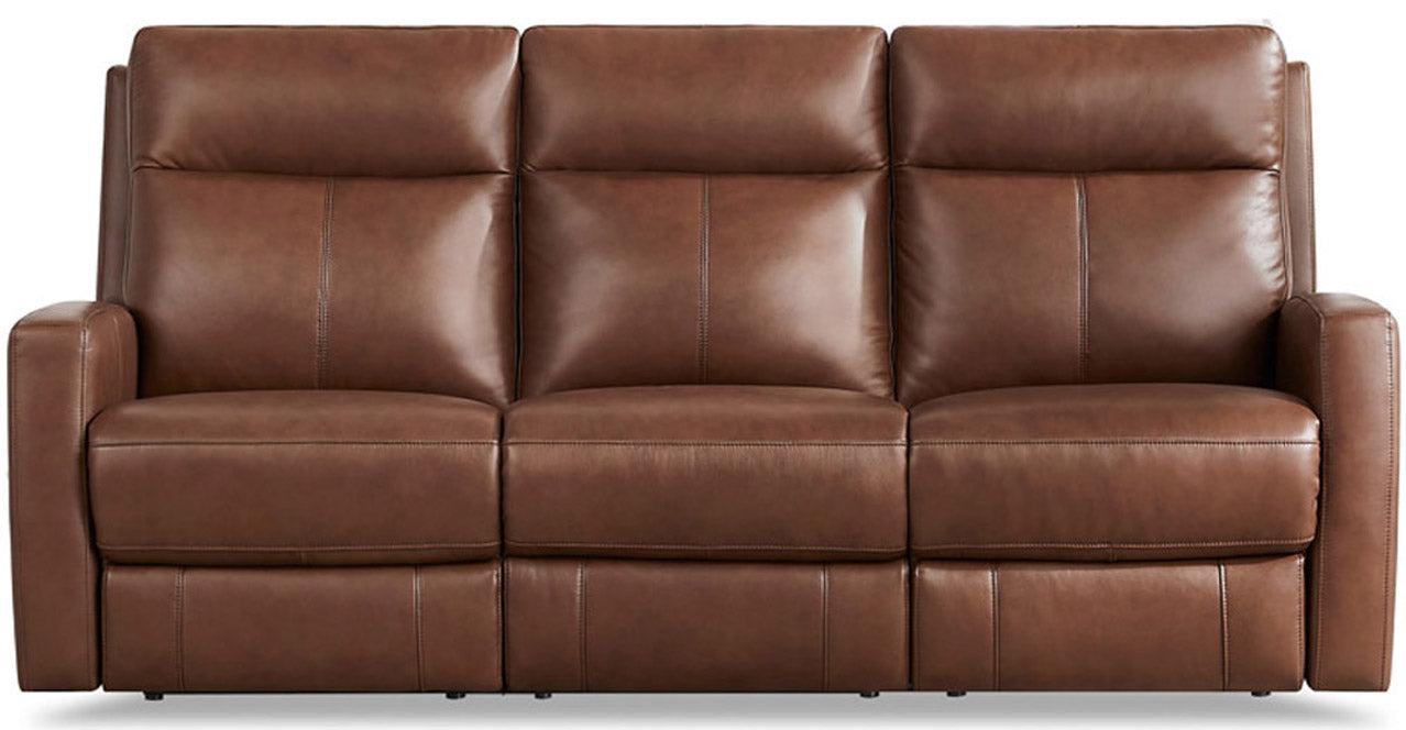 Brown Leather Sofa 