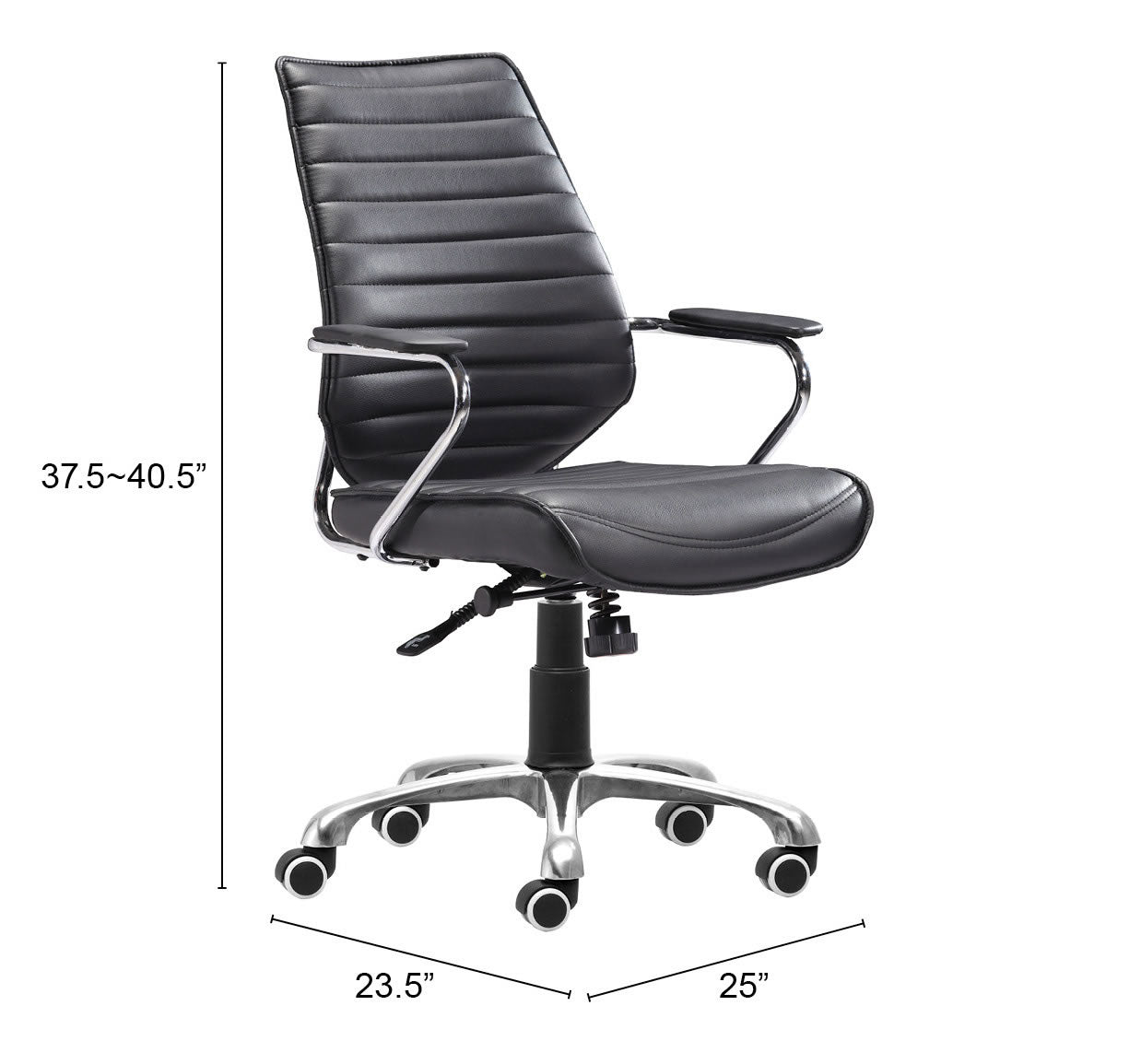 Enterprise Low Back Office Chair Black