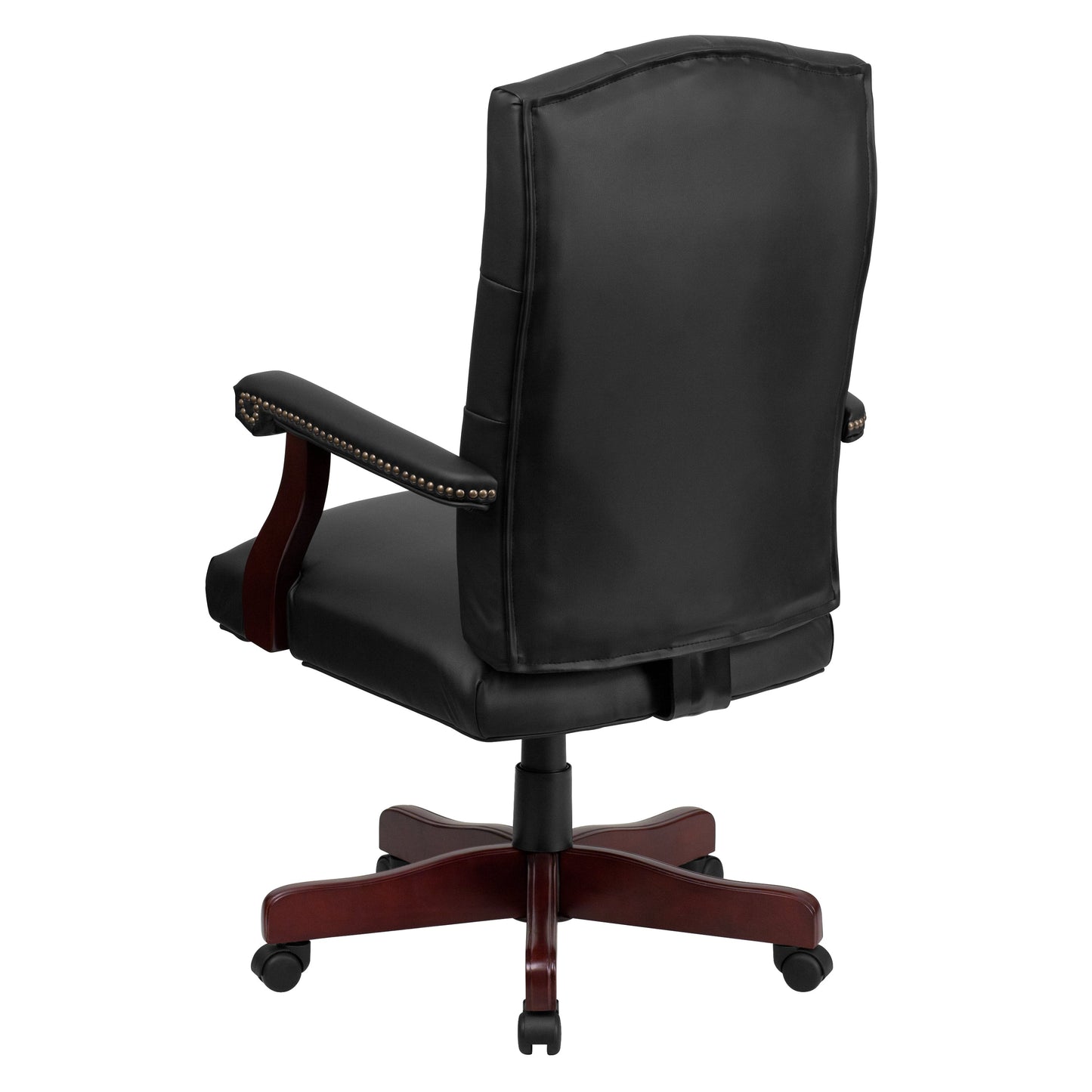 Black High Back Leather Chair 801L-LF0005-BK-LEA-GG