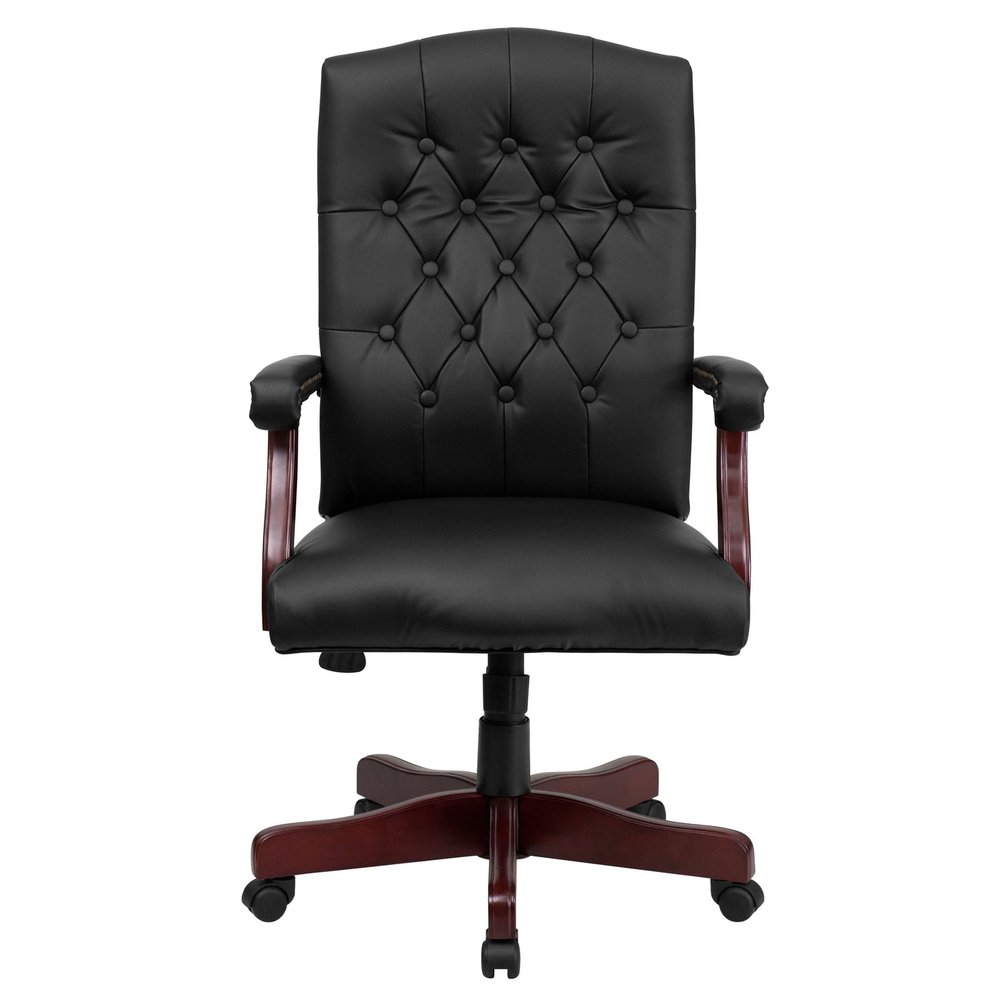 Black High Back Leather Chair 801L-LF0005-BK-LEA-GG