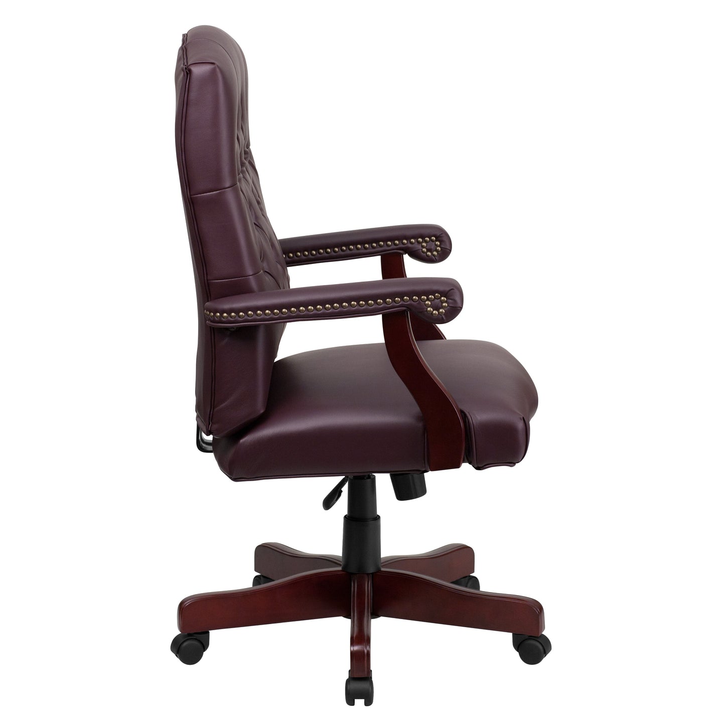 Burgundy High Back Chair 801L-LF0019-BY-LEA-GG