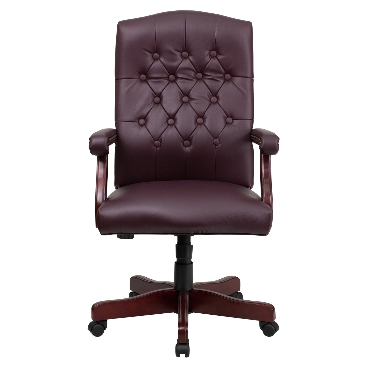 Burgundy High Back Chair 801L-LF0019-BY-LEA-GG