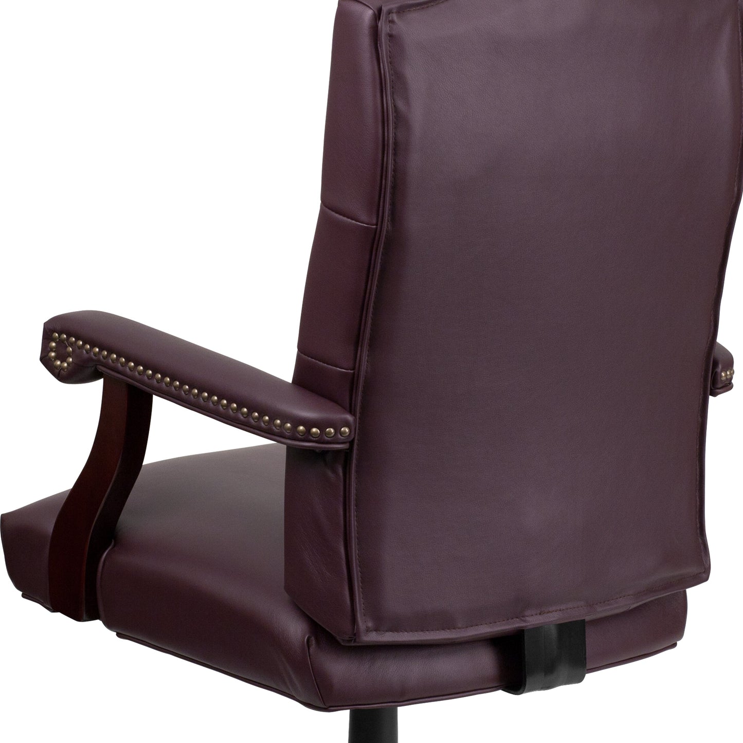 Burgundy High Back Chair 801L-LF0019-BY-LEA-GG