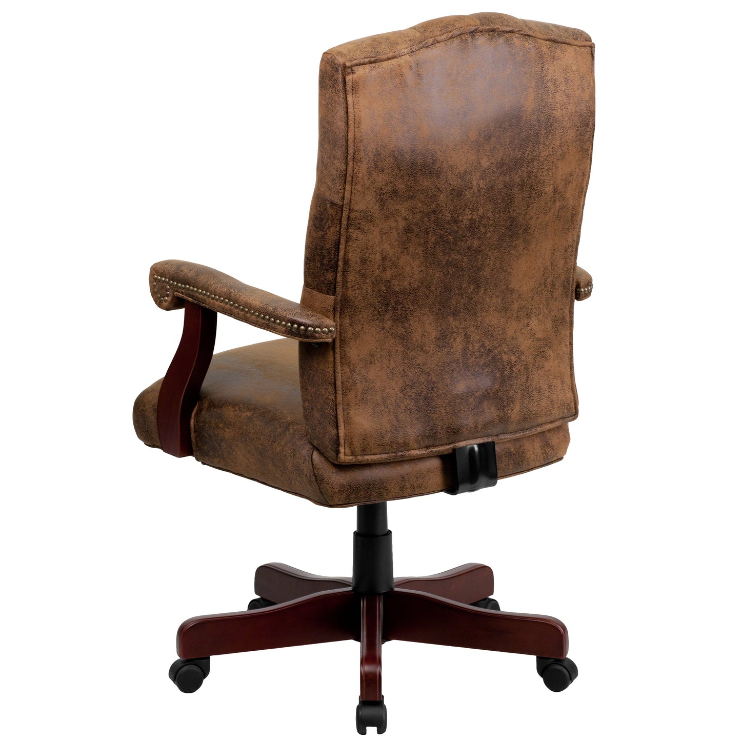 Brown High Back Fabric Chair 802-BRN-GG