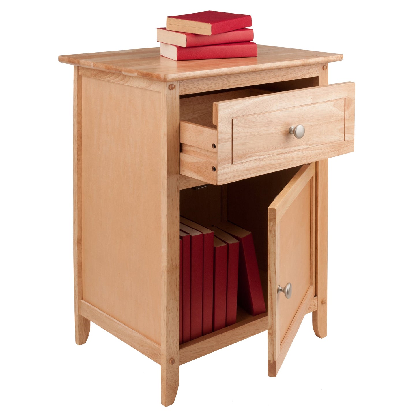 Eugene Accent Table, Nightstand, Natural