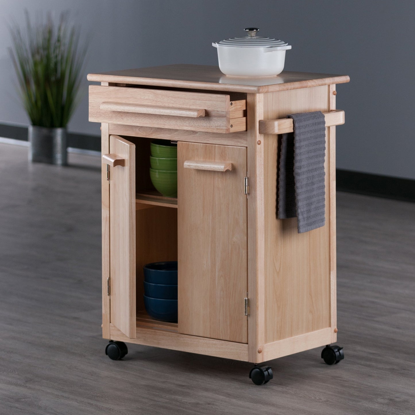 Hackett Kitchen Cart, Natural