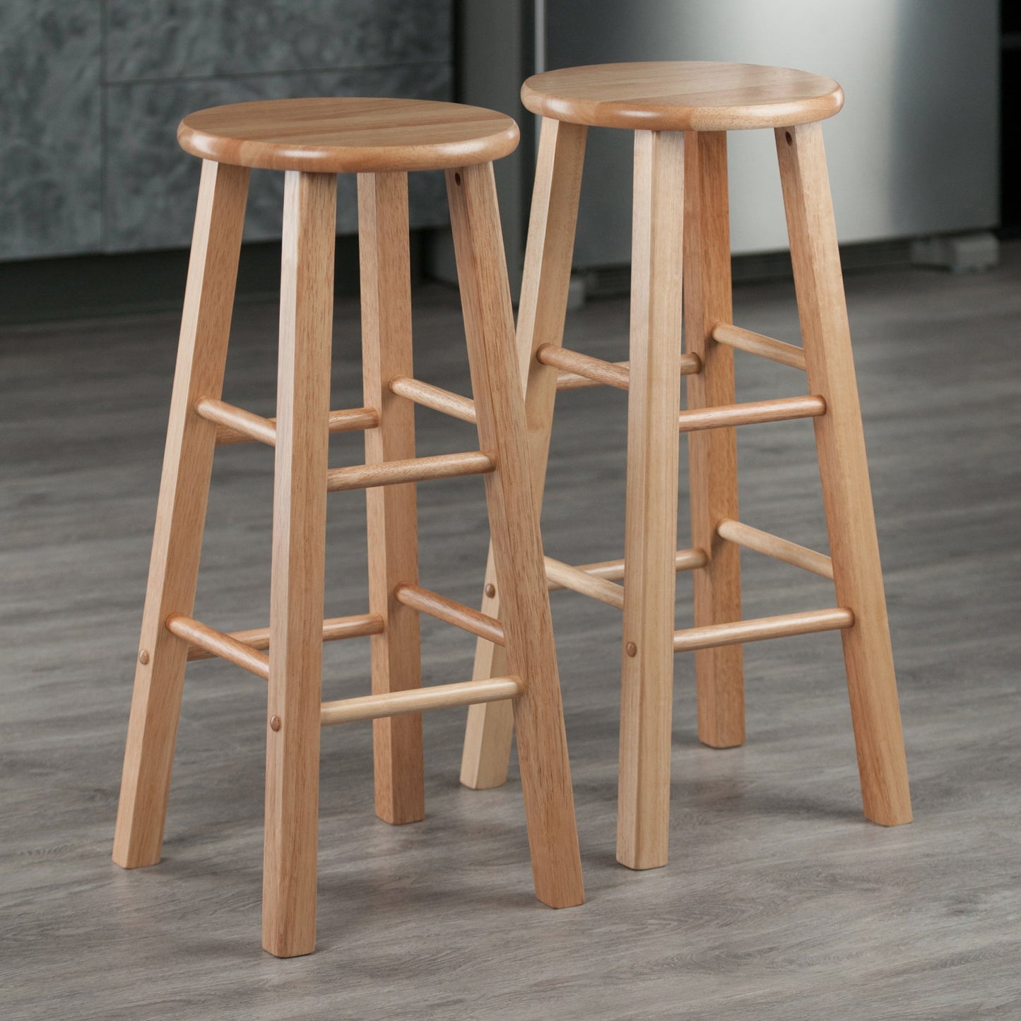 Element 2-Pc Bar Stool Set, Natural