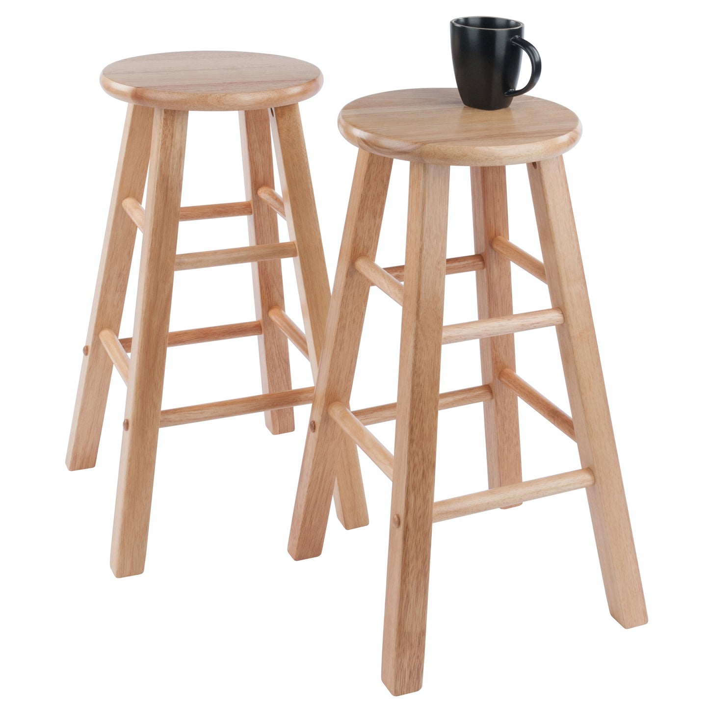 Element 2-Pc Counter Stool Set, Natural