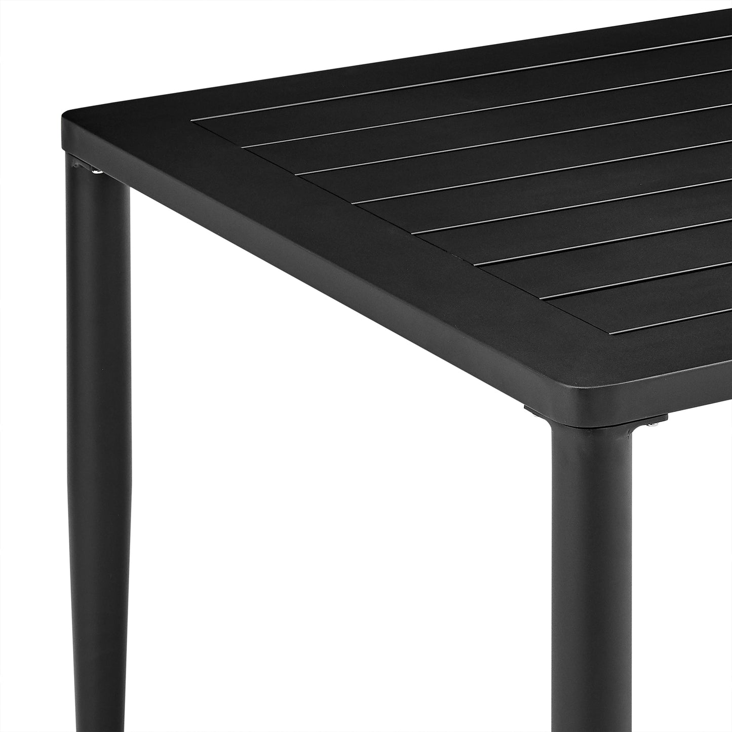 Beowulf Outdoor Patio Dining Table in Aluminum