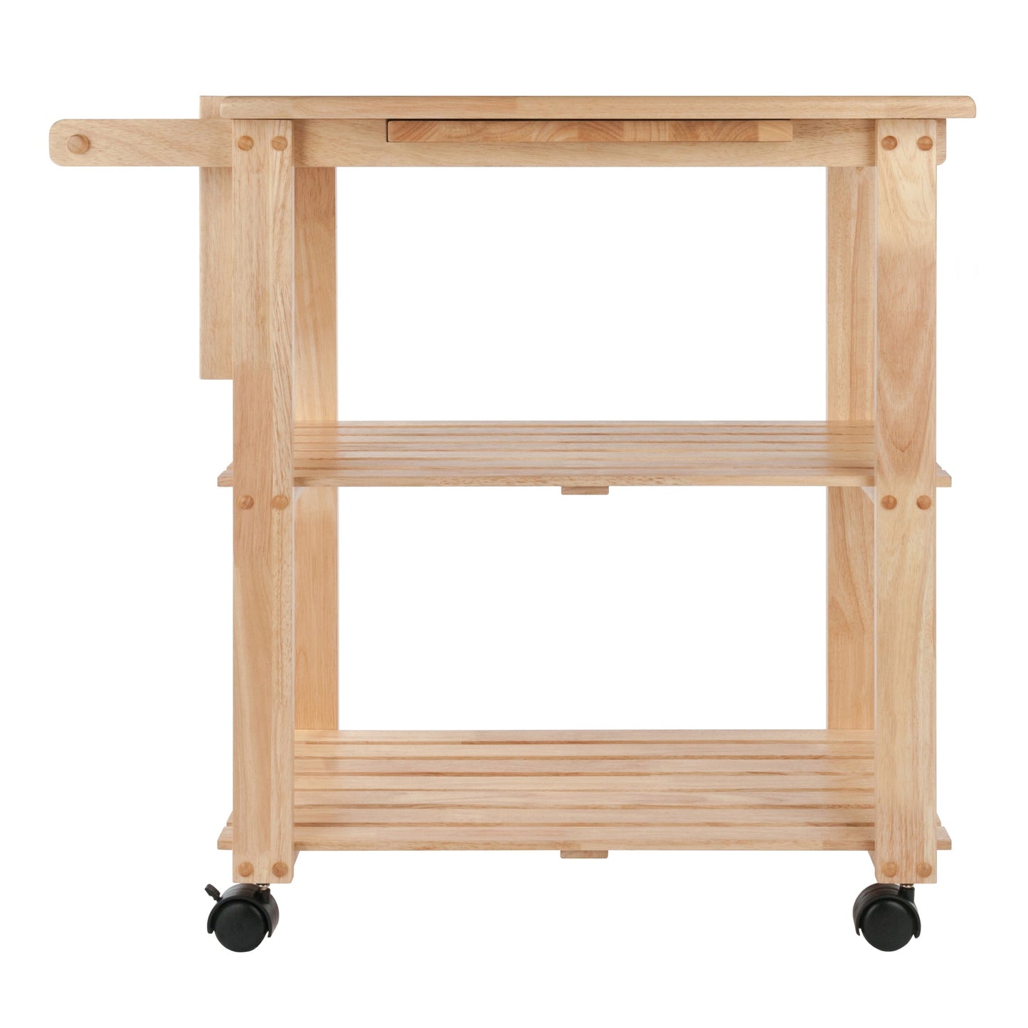 Mario Utility Kitchen Cart, Natural