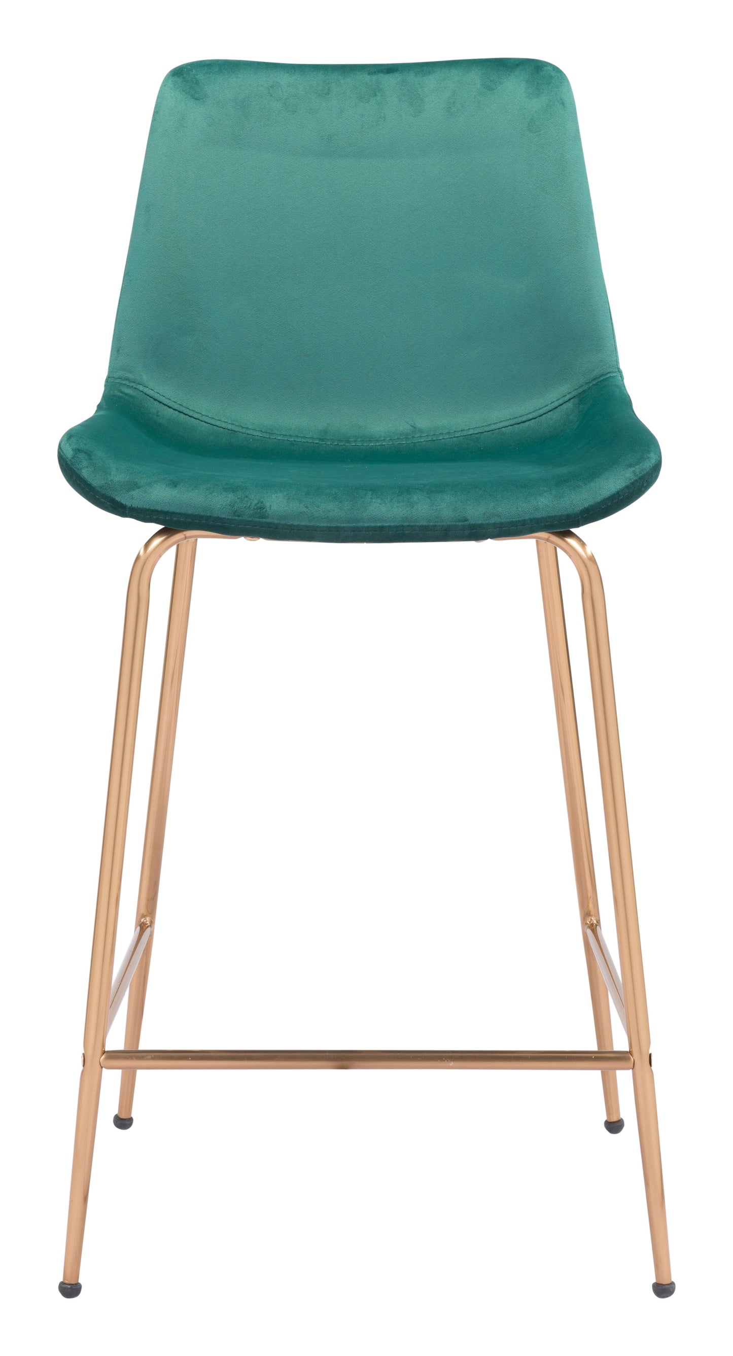 Tony Counter Stool Green & Gold