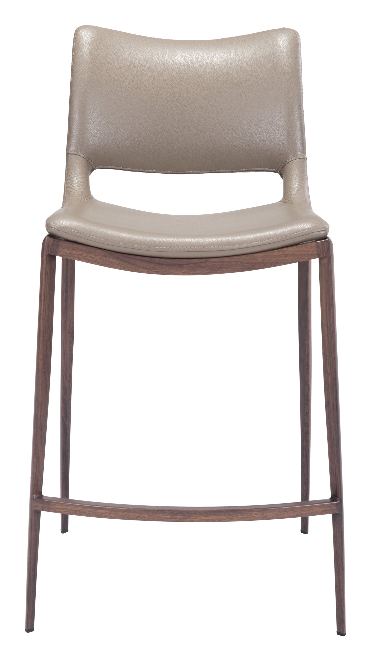 Ace Counter Stool (Set of 2) Brown & Walnut