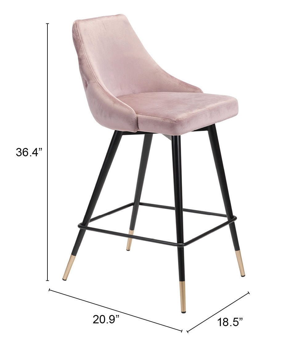 Piccolo Counter Stool Pink