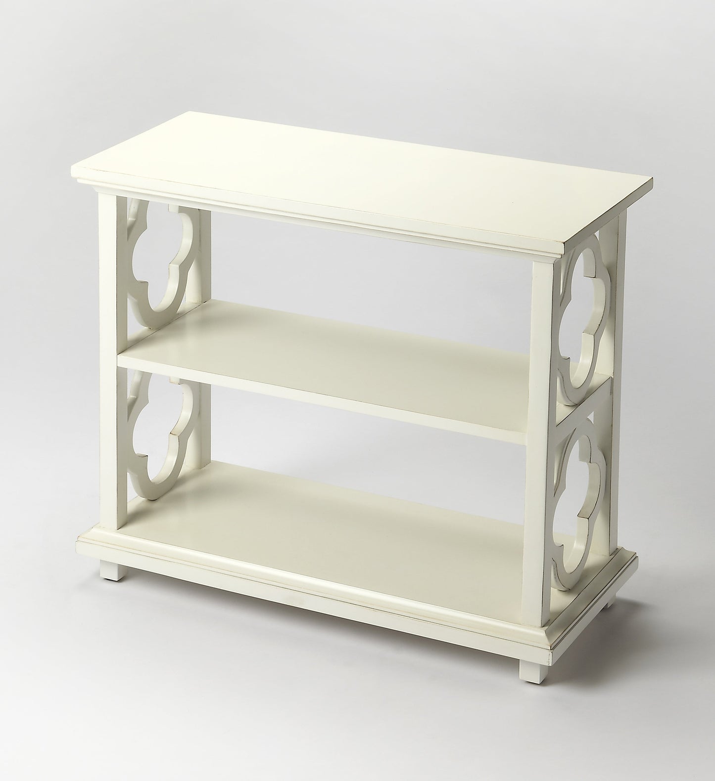 Paloma 2 Shelf 30"W Bookcase in White  9331222