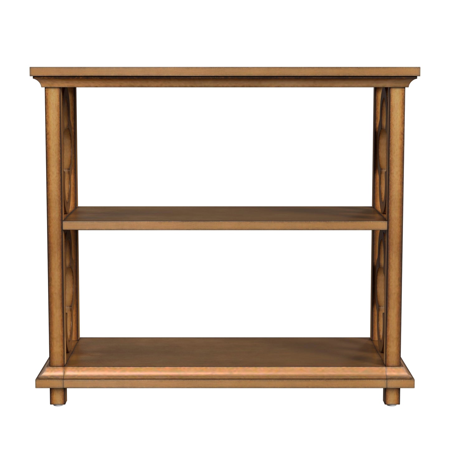 Paloma 2 Shelf 30"W Bookcase in Light Brown  9331415